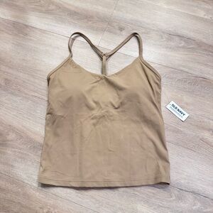 Old Navy Active Top Women Studio Smooth Racerback Support Gym Cozy S NWT